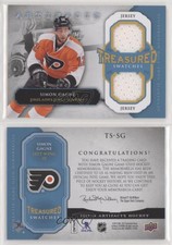 2013-14 Upper Deck Artifacts Treasured Swatches Simon Gagne #TS-SG