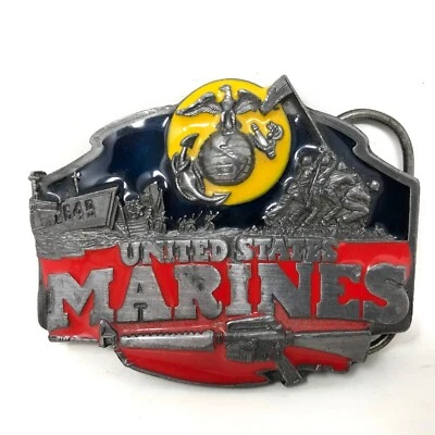 De Colección Siskiyou Marines de Estados Unidos Iwo Jima Águila Cinturón Hebilla D Día Militar Foto 1 de 4