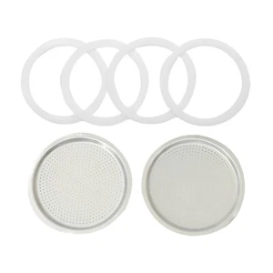 Universal 4Pcs Silicone Gasket Seals Non-toxic 2 Pcs Filter Home Elastic New - Picture 1 of 66