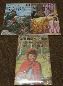Ladybird Books Red Riding Hood Series 413 606D Jack Beanstalk Sleeping Beauty ne - Picture 1 of 5