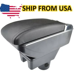 For Mitsubishi Mirage 2014-18 Black Car Styling Armrest Center Content Tray Box - Picture 1 of 11
