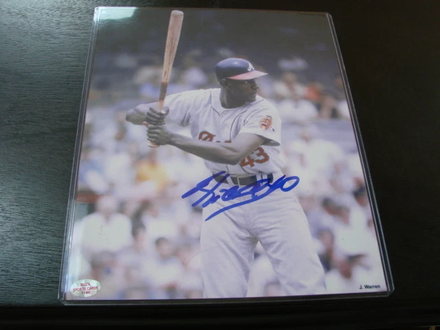 Foto autógrafa Rico Carty/firmada 8 x 10 Atlanta Braves Foto 1 de 1