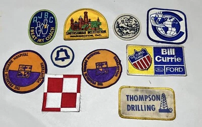 10 Embroidered Patch Sew On Vintage Mixed Smithsonian salt lake city Ford - Image 1 of 4