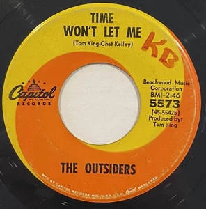 The Outsiders – Time Won't Let Me – Capitol Records – 5573 – 1966 45 RPM 7" - Picture 1 of 4