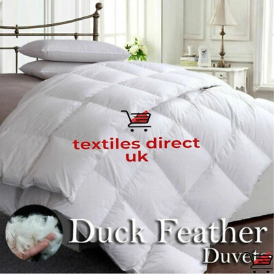 LAURA SECRETS LUXURY HOTEL QUALITY DUCK FEATHER & DOWN DUVET QUILT 13.5 TOG KING BED QUILT