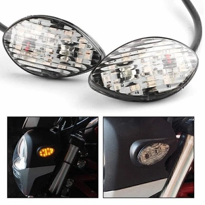 2x Luz de seta LED para motocicleta para Honda CBR600RR CBR1000RR CBR600F4i - Imagem 1 de 4