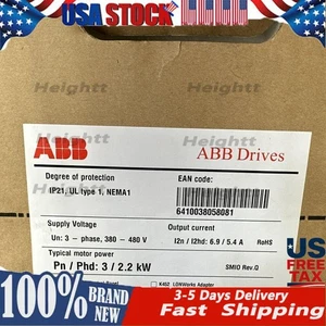 ABB DRIVE INVERTER ACS550-01-06A9-4. 2.2KW brand new (REFB1S1) No Keypad - Picture 1 of 3
