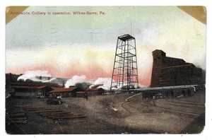 Wilkes-Barre, Pa - Coal Industry - Anthracite Colliery in Operation - Picture 1 of 2