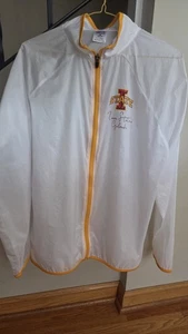Iowa State Cyclones Threads White Full Zip Jacket Size Large - Picture 1 of 7