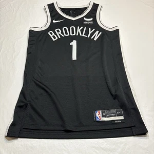 Nike Swingman Icon Edition Mikal Bridges #1 Brooklyn Nets Trikot Herren 44 Medium - Bild 1 von 10