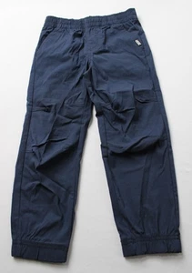 DKNY Boy's Solid Stretch Waist Quick Dry Track Pants EJ3 Navy Blue Size 5 - Picture 1 of 4