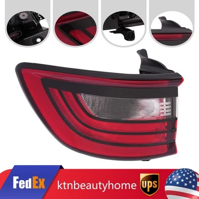 For 2014-2022 Dodge Durango Outer Tail Light Lamp Assembly LH Left Driver Side - Изображение 1 из 4