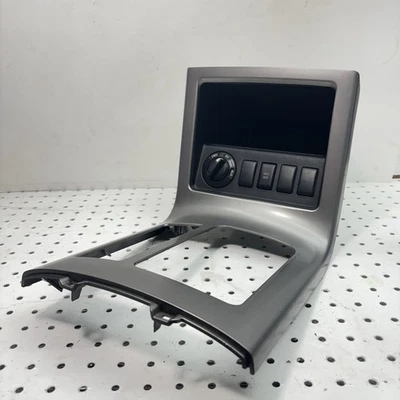 Nissan Pathfinder 2005-2007 cubierta de moldura bisel consola central palanca de cambios OEM plateado Foto 1 de 4