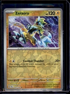 Zeraora SV07: Stellar Crown Pokémon 055/142 Reverse Holo NM+ - Bild 1 von 2