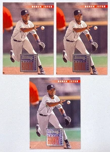 (3) Derek Jeter 1996 Donruss Baseball Rated Rookie NM RC Lot #491 - Bild 1 von 2