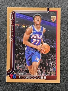 2025-26 Topps Flagship VJ Edgecombe #203 Gold Rookie RC /2025 - Picture 1 of 2