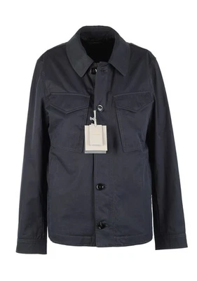 TOM FORD Blue Lined Overshirt Jacket in Cotton Size 54 IT / 44R U.S.  New Wit... - Image 1 of 4