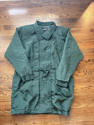 J. Peterman Co Vintage Pullover Jacket Pockets Long Sleeve Size M Green - Image 1 of 4