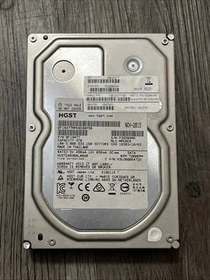 HGST  3TB, 7200RPM, 3.5", Internal (HUS724030ALA640 0F19477) - Image 1 of 4