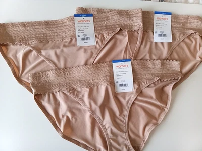 3 pares de bragas de microfibra BIKINI Warners sin pellizcos sin problemas talla XL / 8 NUEVAS CON ETIQUETAS Foto 1 de 4