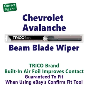 Wiper Blade (Qty 1) Beam fits 2002-2013 Chevrolet Avalanche -19220 - Picture 1 of 11