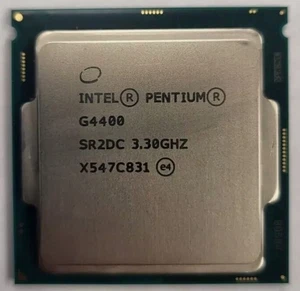 6th Gen Intel Pentium G4400 LGA1151 CPU Processor 3.3GHz Dual Core SR2DC - Picture 1 of 2