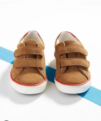 Mini Boden Niños Gamuza Tostado Zapatos Talla UK 10.5 (Eur 29) Totalmente Nuevos H6 Foto 1 de 4
