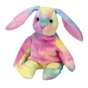 Beanie Babies Hippie - -Dye Bunny - Picture 1 of 12