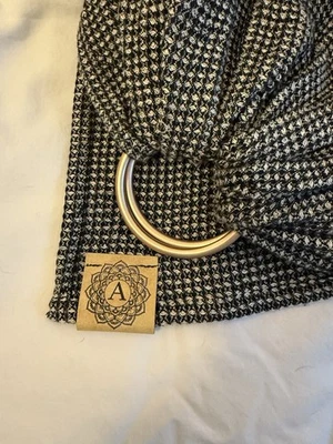 Aura лист снежинка обсидиана кольцо слинга - Изображение 1 из 4