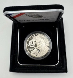 2016-P Mark Twain Commemorative Proof Silver $1 Dollar US MINT Box & Coa - Picture 1 of 7