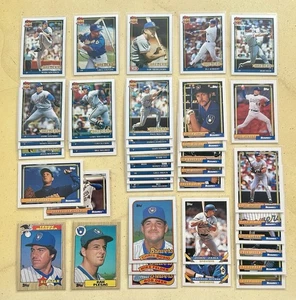 Milwaukee Brewers Topps Lot | Paul Molitor ~ Robin Young ~ Gary Sheffield + - Picture 1 of 1
