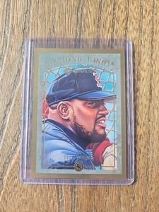 1997 Donruss Diamond Kings Mo Vaughn #3 #D /10000 Boston Red Sox 2.3.A - Bild 1 von 2