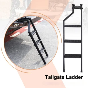Escalera plegable de hierro para Navara NP300 D23 y VW Amarok portón trasero escalera plegable - Imagen 1 de 11