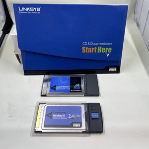 Linksys EtherFast 10/100 Integrated PCMCIA LAN Card PCM100 Vintage PC Laptop - Bild 1 von 2