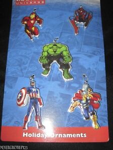 CHRISTBAUMSCHMUCK Deko Ornament Dekor Marvel Avengers Captain America Thor 386BQ