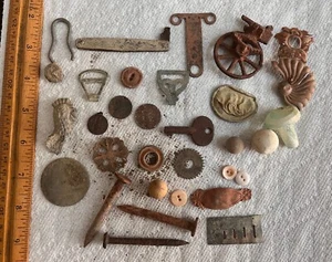 Relics dug at Carthage New Mexico Coal Mining Ghost Town - Metal Detecting Finds - Picture 1 of 3