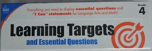 Carson Dellosa Learning Targets and Essential Questions Grade 4 Cards Teachers - Foto 1 di 4