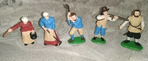 5 SAFARI LTD JAMESTOWN SIEDLER JOHN SMITH & SIEDLER MIT MUSKETE & AXT 2,5" FIGUREN - Bild 1 von 5