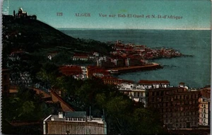 Postal de colección Argelia Alger Vue sur Bab-El-Oued et N-D d'Afrique B114 - Imagen 1 de 2
