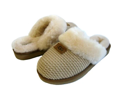 UGG COZY KNIT WOMEN SLIPPERS KNIT CREAM US 11 /UK 9 /EU 42 - Image 1 of 4