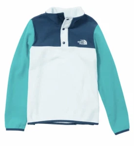 The North Face Girls Glacier Fleece 1/4 Snap Up Pullover Size 7/8 - Picture 1 of 1