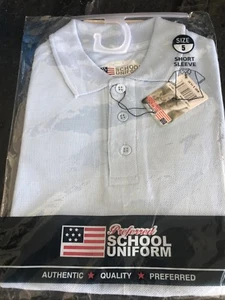 Preferred School Uniform, Light blue. Size 5 boys polo shirt - Picture 1 of 4