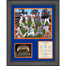 Framed New York Mets All-Time Greats 12"x15" Baseball Photo Collage