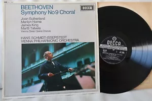 DECCA SXL 6233 Beethoven Symphony No. 9 VPO Schmidt-Isserstedt UK ED1 WBG LP - Imagen 1 de 5