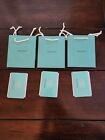 3 Tiffany & Co Gift Bags 5x6 With Silver Polish Cloths