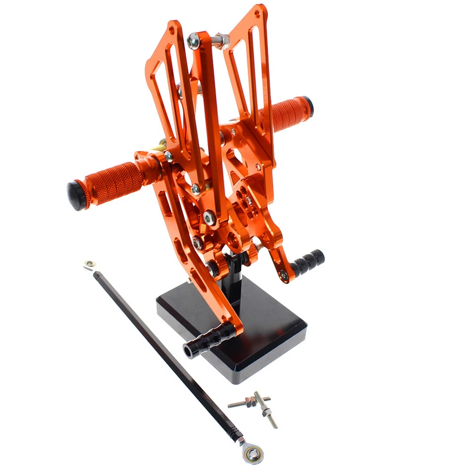 Juego de estriberas traseras CNC reposapiés ajuste para Kawasaki ZX-14R/ABS 2012-2020 2013 2019 Foto 1 de 4