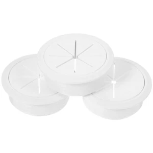 3 Pcs Copertura Del Foro Di Cablaggio Filo Desktop Tappo Cavo Da Tavolo - Photo 1/12