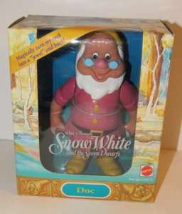 1992 MATTEL - SNOW WHITE AND THE SEVEN DWARFS - 6" DOC FIGURE (NEW) - Picture 1 of 6