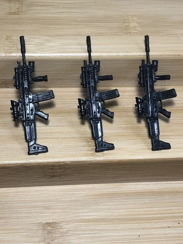 3 guns For G.I. Joe Classified Marvel Legends 6” Weapons 1:12 scale rifles Cover