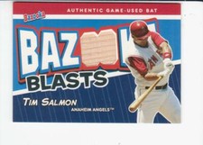 2004 Bazooka Blasts Bat Relics #TJS Tim Salmon A - NM-MT